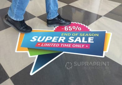 Bodenaufkleber drucken