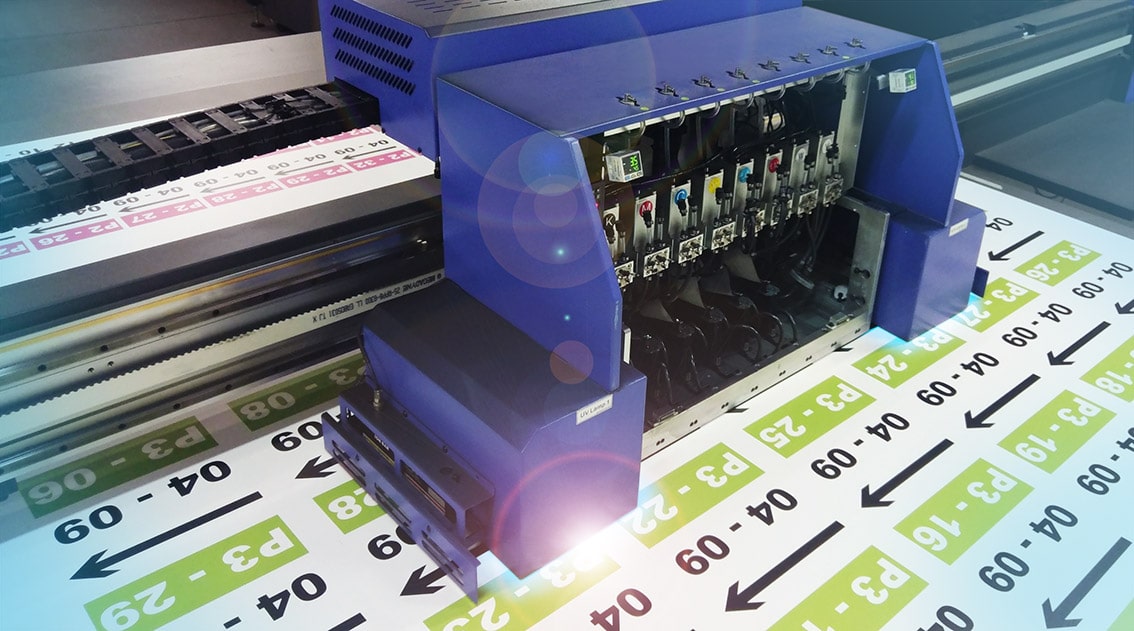 Grossformat UV-Druck auf Platten