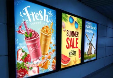 Backlit poster drucken
